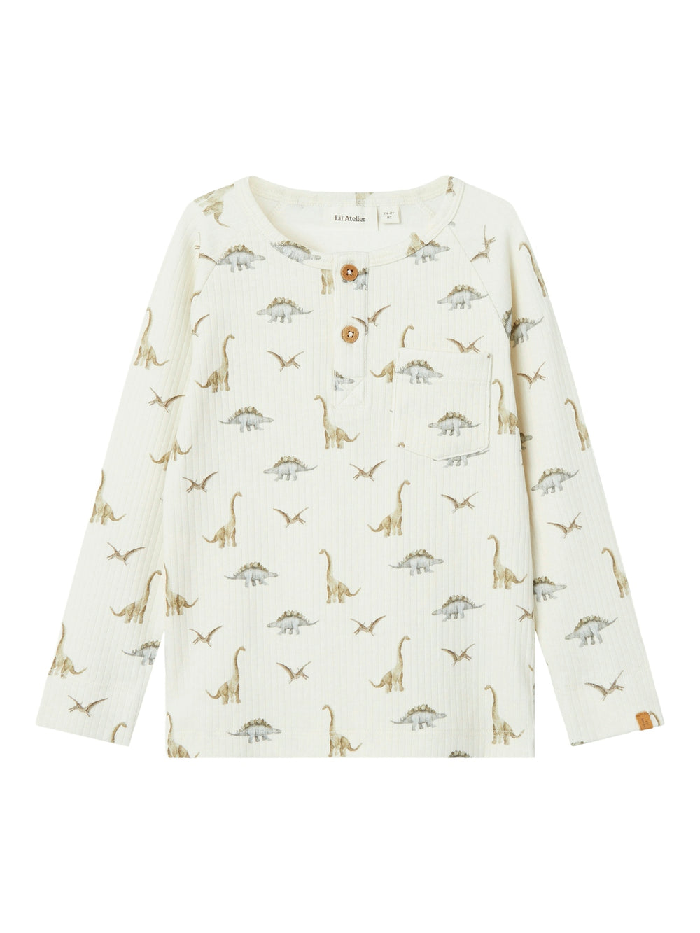 Lil' Atelier GIO orgaanilisest puuvillast pluus, turtledove