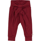 Müsli Cozy me bow pants baby, cabernet