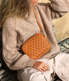 Treats nahast crossbody-kott Cally Natty Cognac