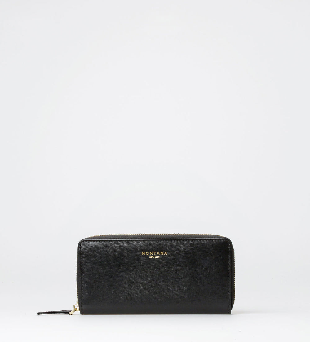Montana nahast rahakott Osby Saffiano, black
