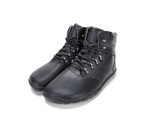 Stitch & Walk nahast meeste high-top veekindlad matkasaapad, black