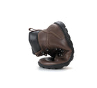 Stitch & Walk nahast high-top veekindlad matkasaapad, chocolate