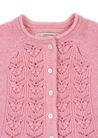 Konges Sløjd Cabby kootud Kardigan, Powder Pink
