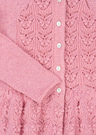 Konges Sløjd Cabby kootud Kardigan, Powder Pink