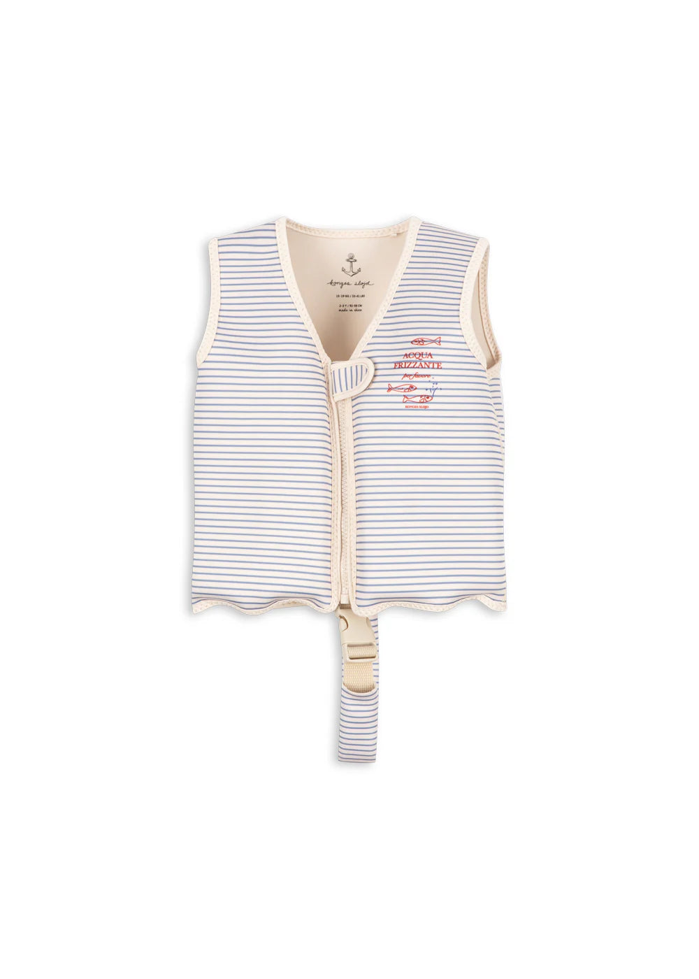 Konges Slojd ujumisvest lastele Ellis, stripe bluie
