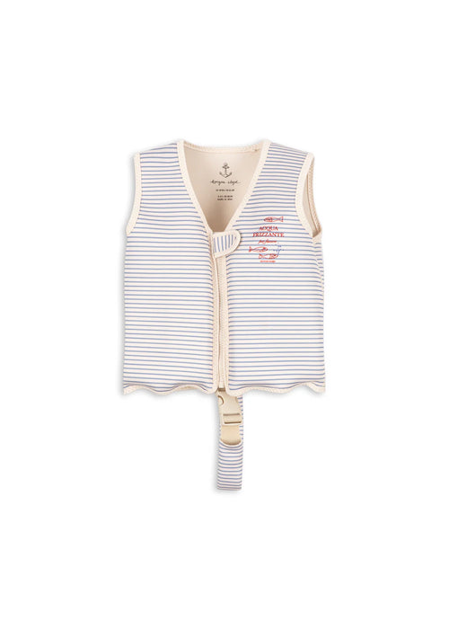 Konges Slojd ujumisvest lastele Ellis, stripe bluie