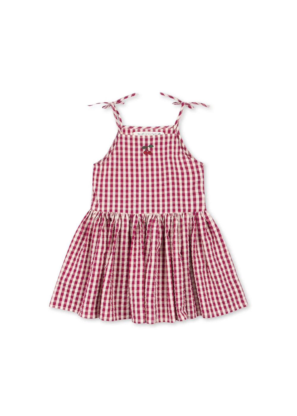 Konges Sløjd Isotta kleit, raspberry check