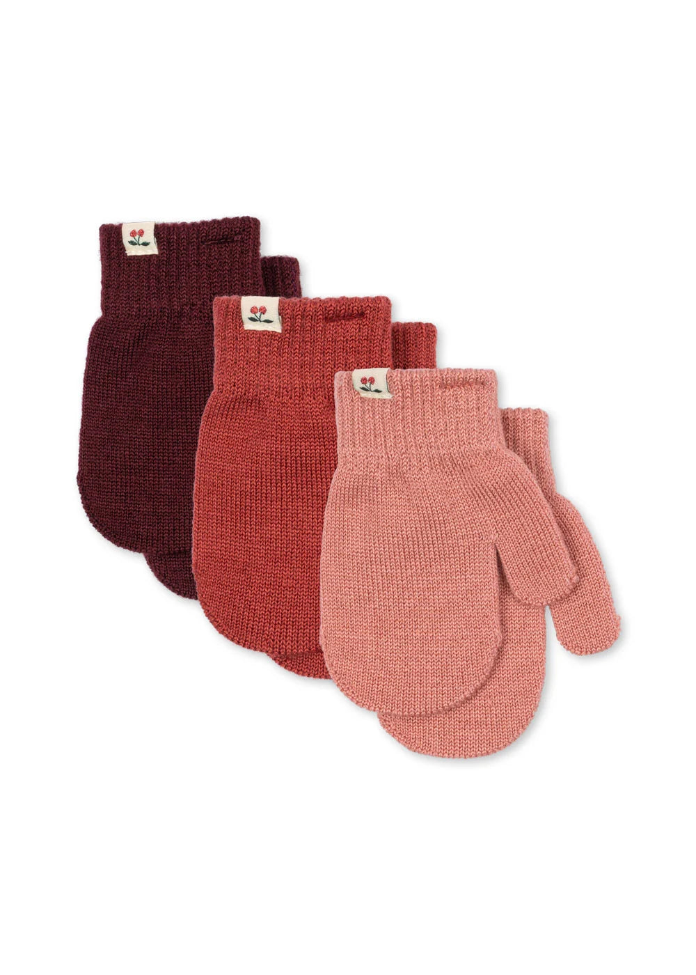 Konges Slojd käpikute 3-pakk FILLA, rose mix