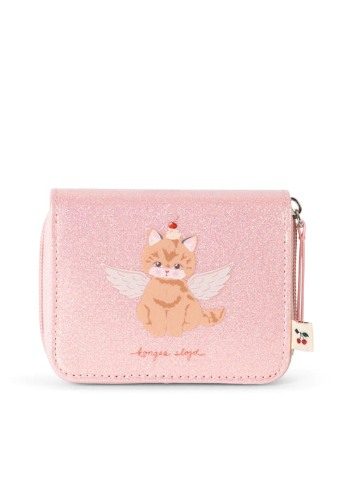 Konges Slojd kassikesega rahakott, cerise glitter pink