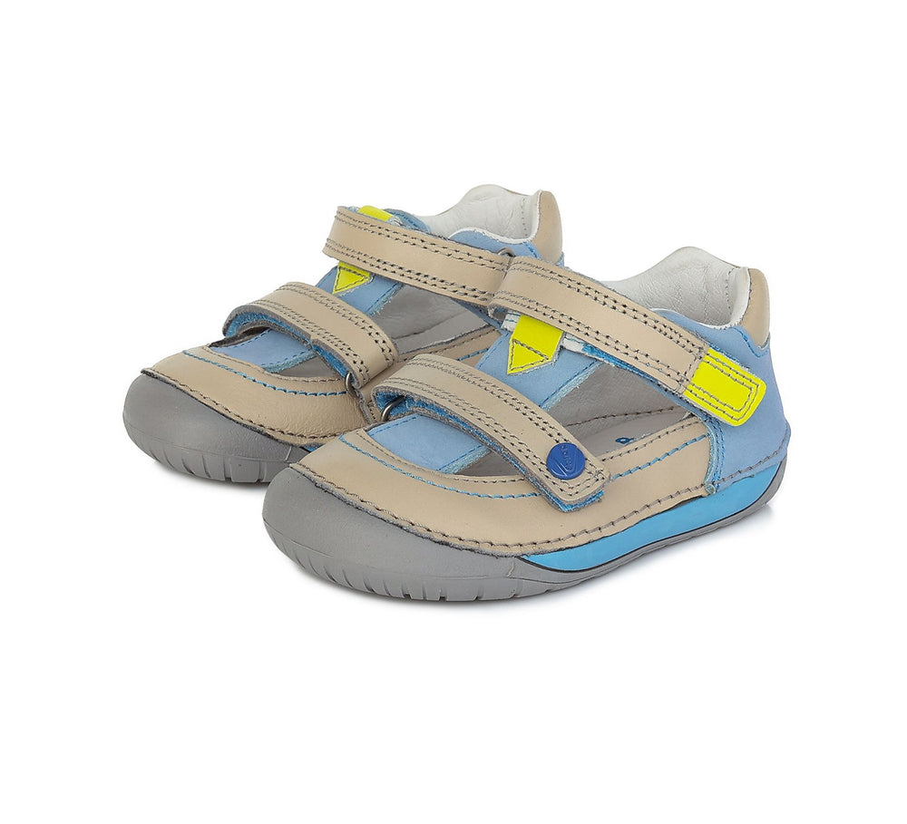 D.D.Step barefoot nahast sandaalid, grey 070