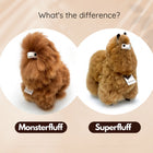 INKARI Large Alpaka, Monsterfluff Hazelnut 50cm