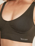 Boody rinnahoidja Padded Shaper Crop Bra, dark olive