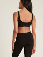 Boody rinnahoidja Padded Shaper Crop Bra, black