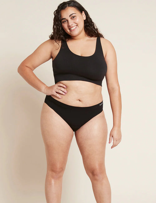 Boody Period & Leak-proof Classic Bikini, Moderate- Heavy, black