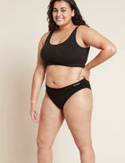 Boody Period & Leak-proof Classic Bikini, Moderate- Heavy, black