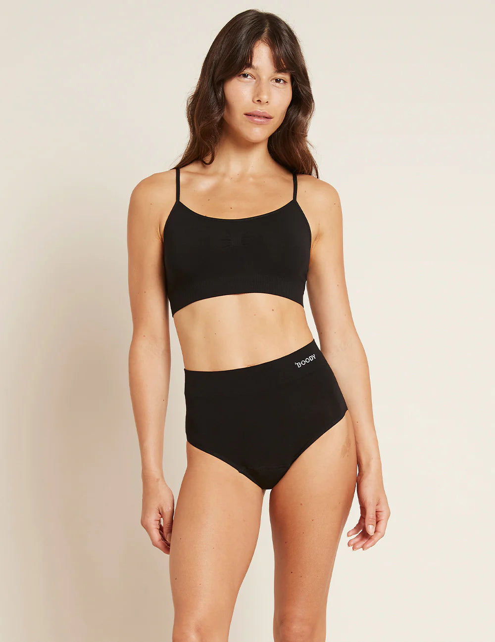 Boody Period & Leak-proof Full Brief, Moderate-Heavy, black