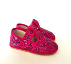 Beda Boty sisejalats SLIM, pink hearts