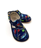 Baby Bare sisejalatsid Navy Cars