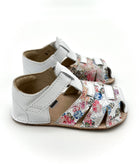 Ok Bare Palm sandaalid, valge+lilled (G)