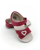 EF Barefoot nahast sandaalid, roosa