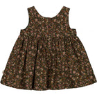 Wheat Pinafore Wrinkles kleit, dark army flowers
