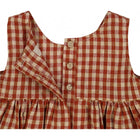 Wheat Pinafore Wrinkles kleit baby, sienna check