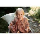 Wheat Pinafore Wrinkles kleit baby, sienna check