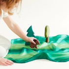 Sarah's Silks Earth väike mängusiid- forest