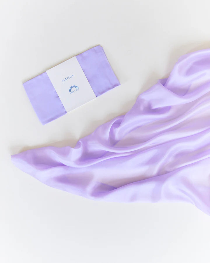 Sarah's Silks ühevärviline mängusiid, lavendel
