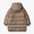 Wheat Yrsa parka, caramel anemones