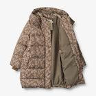 Wheat Yrsa parka, caramel anemones