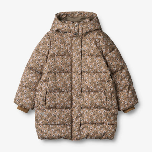 Wheat Yrsa parka, caramel anemones