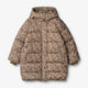 Wheat Yrsa parka, caramel anemones