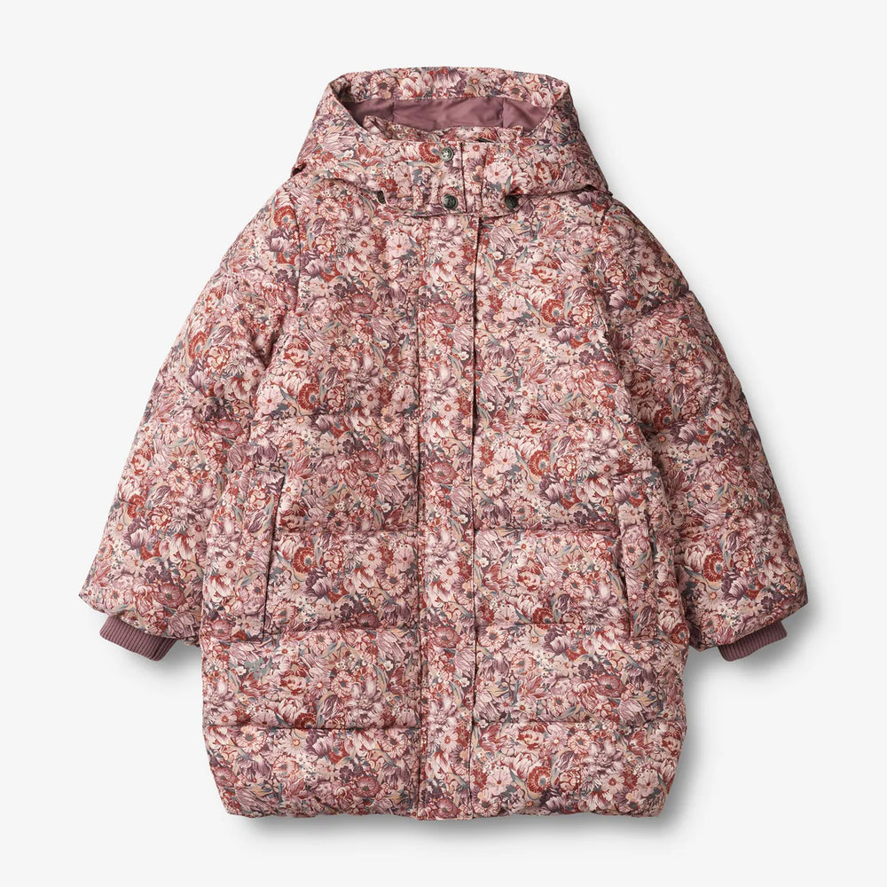 Wheat Yrsa parka, flowers in plenty