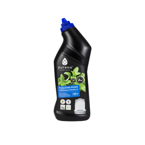 PURENN 100% biolagunev ja looduslik tualetipuhastusvahend sidruni ja piparmündiga, 1000 ml