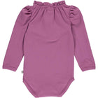 Müsli Petit blossom applique l/s body, boysenberry