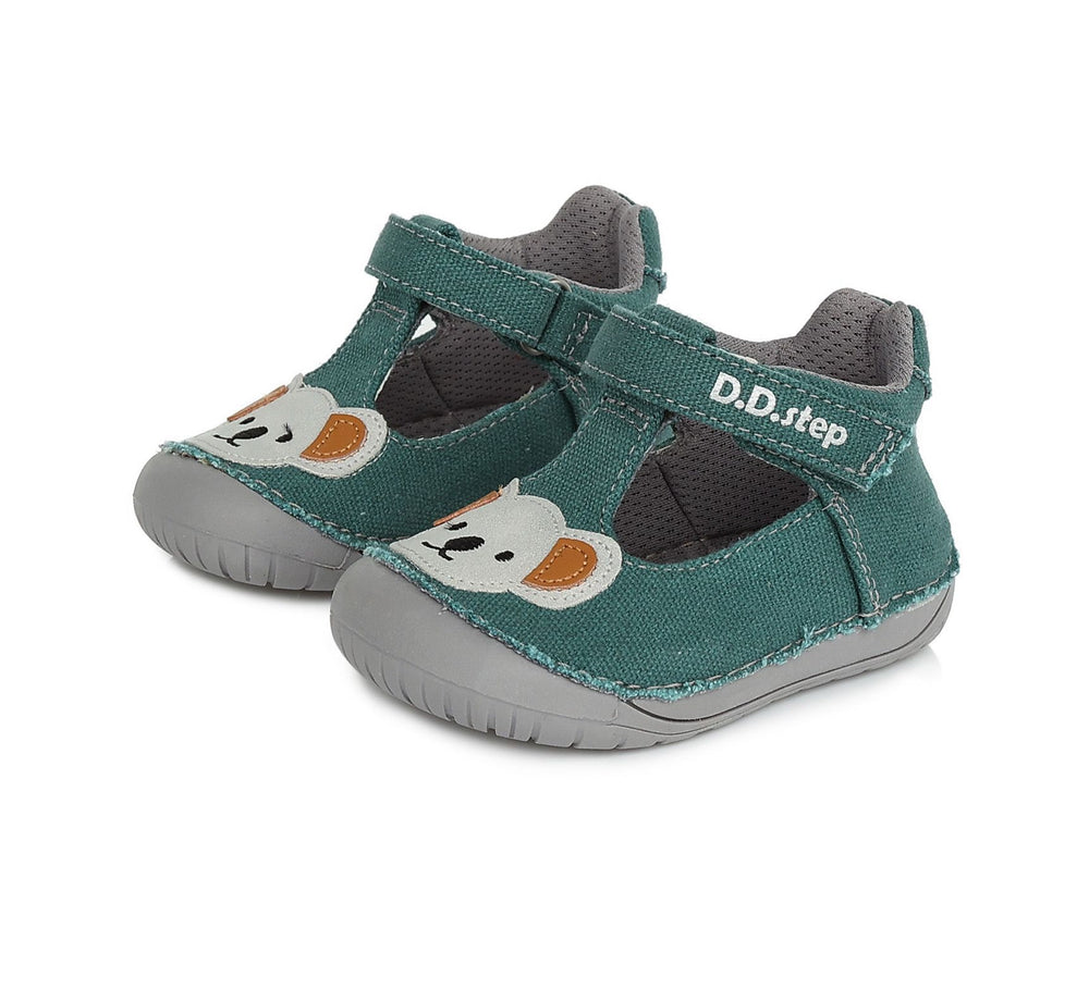 D.D.Step barefoot sandaalid, emerald/koaala 070