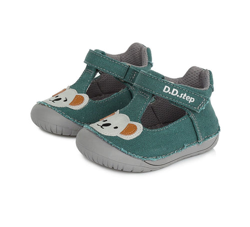 D.D.Step barefoot sandaalid, emerald/koaala 070