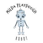 Milda Playdough 100% naturaalne voolimismass ROBOT, 150g.