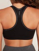 Boody spordirinnahoidja Raceback Sports Bra, black/silver