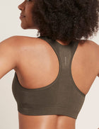 Boody spordirinnahoidja Raceback Sports Bra, dark olive