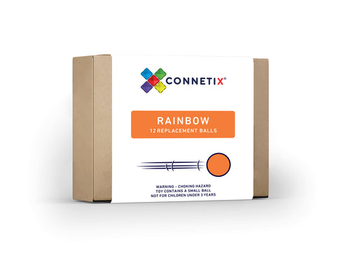 Connetix, 12 tk Rainbow Replacement Ball Pack