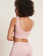 Boody Ribbed Seamless Bra, dusty pink