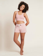 Boody Ribbed Seamless Bra, dusty pink