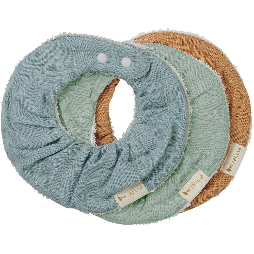Fabelab Ruffle sall/ilapõll, 3 pakk- Cottage Blue Mix