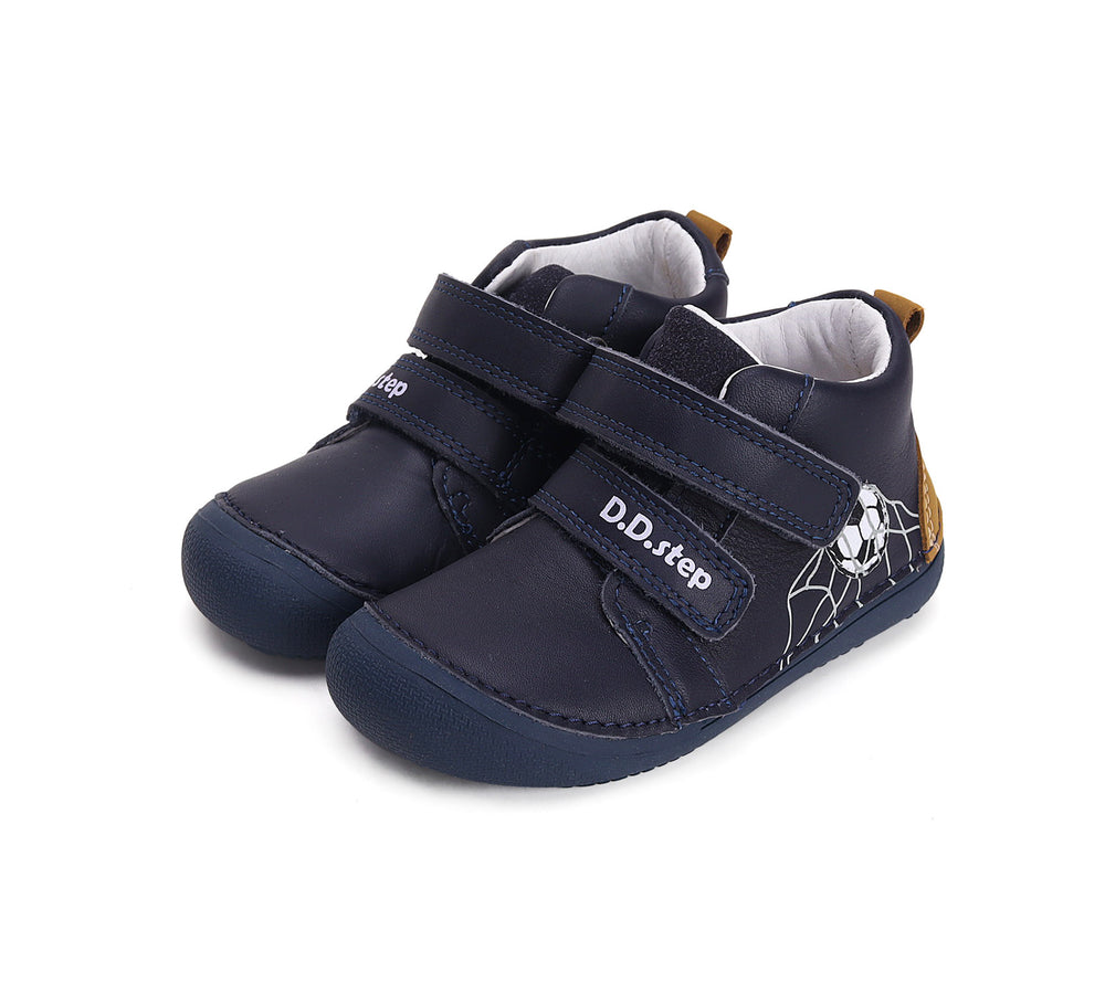 D.D.Step kõrgema säärega nahast tossud, royal blue 063/AW'24
