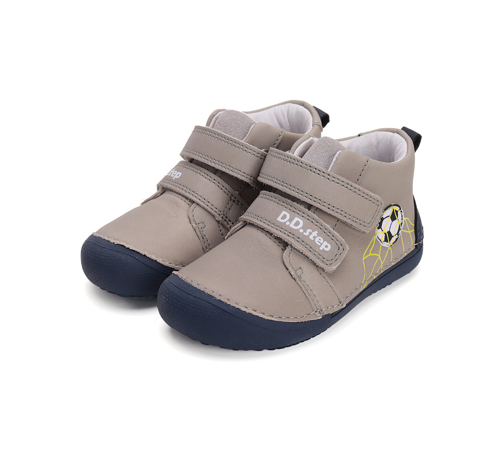 D.D.Step kõrgema säärega nahast tossud, grey 063/AW'24