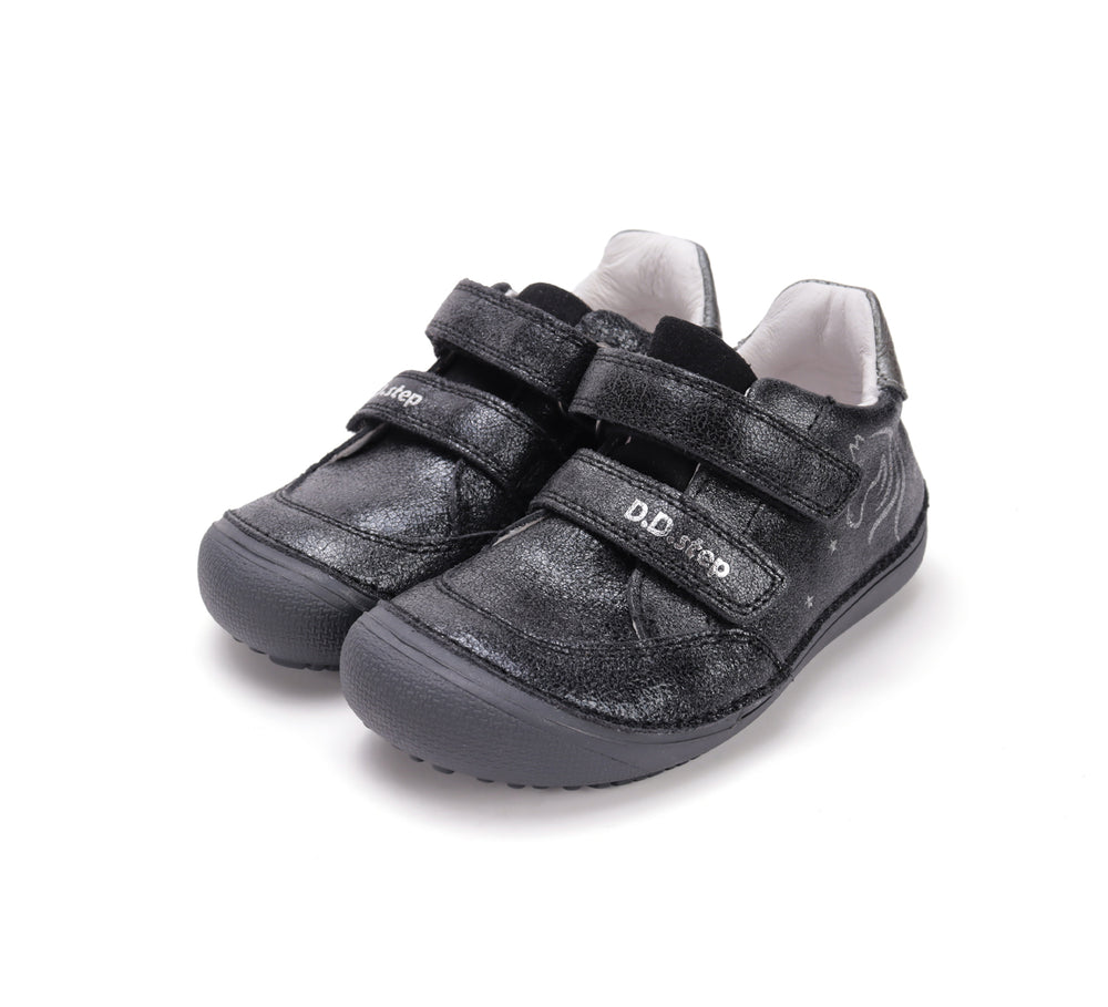D.D.Step nahast tossud, black/silver