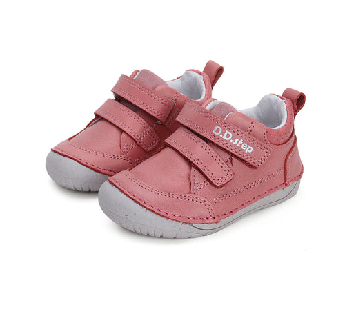 D.D.Step nahast barefoot-tossud, dark pink 070