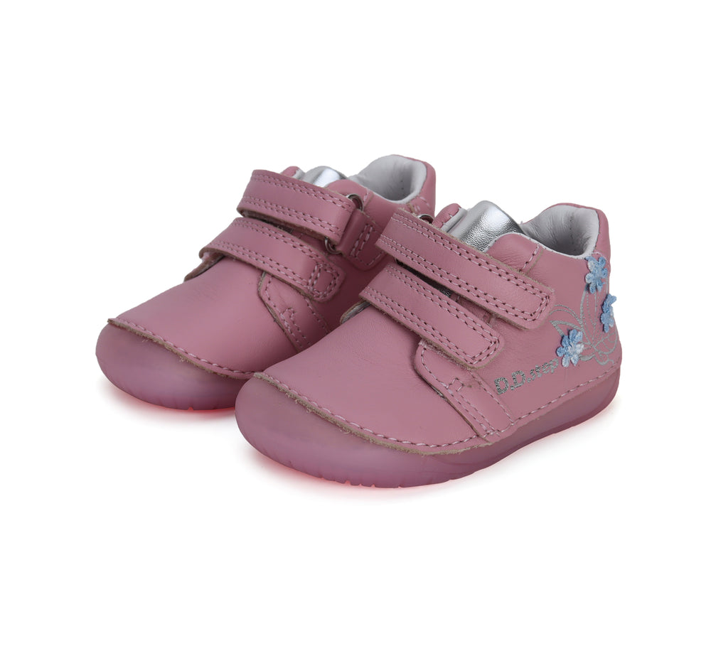 D.D.Step nahast barefoot tossud, Pink 070